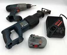 Bosch 1644-24 18V Kit Set Reciprocating SAW Hammer DRILL 13618 Battery + Charger