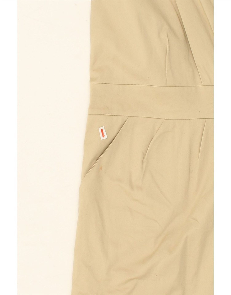 MOSSIMO Womens Sleeveless Shift Dress UK 18 XL Beige Cotton XH02 eBay