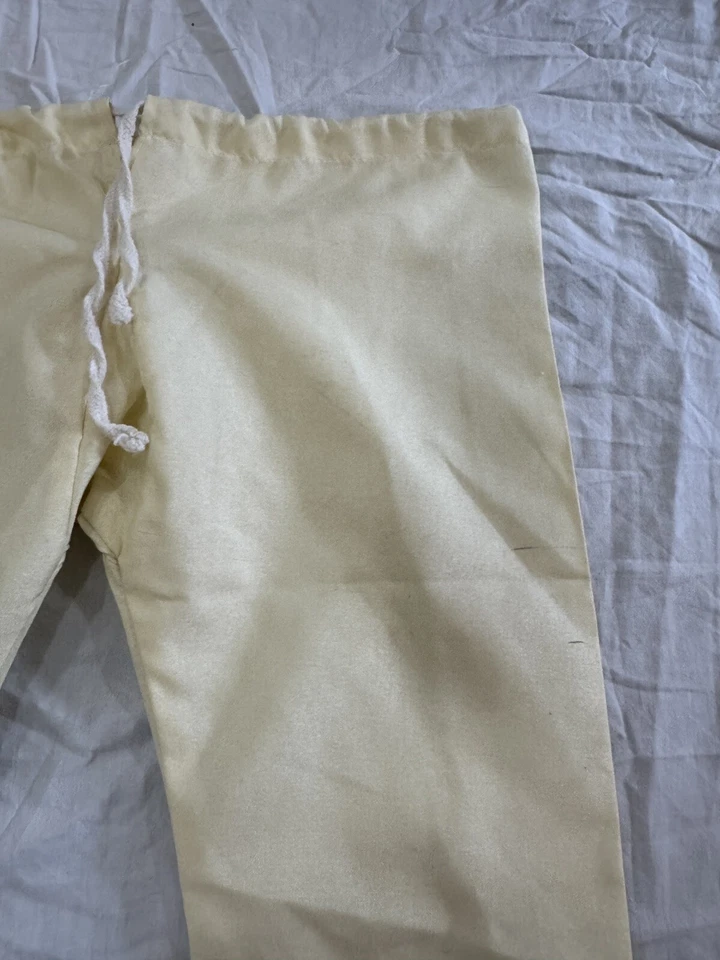 Boys Traditional Indian Pakistani Pants Cream White - Image 4 of 4