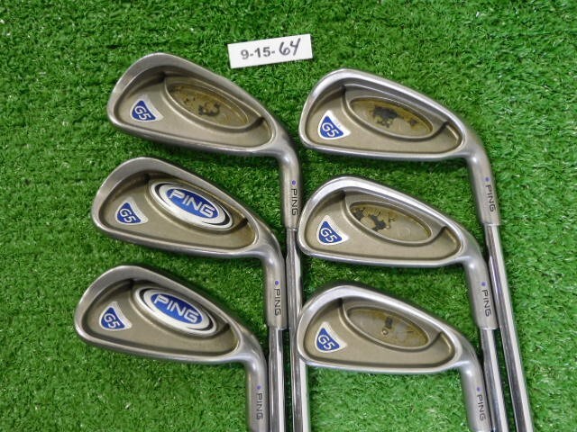 Ping G5 Irons 4-9 (No W Wedge) CS Lite Stiff Steel Purple
