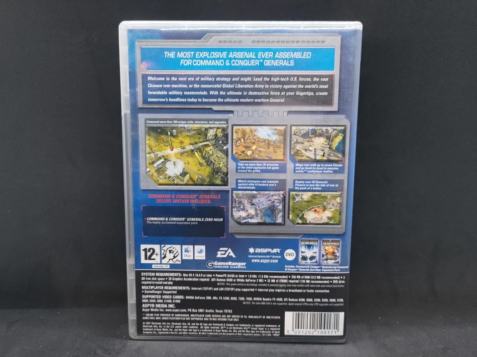 COMMAND & CONQUER Generals DELUXE EDITION + Zero Hour RTS - Mac - Macintosh - Image 2 of 4
