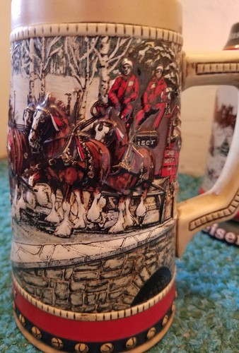 set of 3 Budweiser steins- 1988, 1991, 1992 - Picture 3 of 10