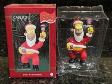 1999 Carlton Cards Homer Simpson "D'oh It's Christmas " Ornament