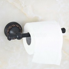Oil Rubbed Bronze Toilet Roll Paper Holder Wall Mounted Toilet Tissue Bar zba459