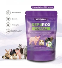 Depurox Natural Dewormer Corral 300g for Farm Animals | Dewormer For Goat Rabbit