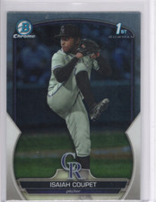 Isaiah Coupet 2023 Bowman Draft 1st Chrome #BDC-37 Colorado Rockies