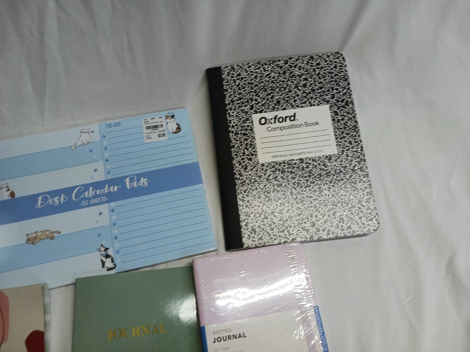 Lote de 12 cuadernos planificadores de revistas tapa dura espiral bloc de notas libreta de direcciones Foto 3 de 4