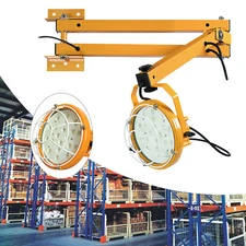 50W LED Loading Dock Light 40" Double Swing Arm Dock Light 6000 Lumen IP65 US