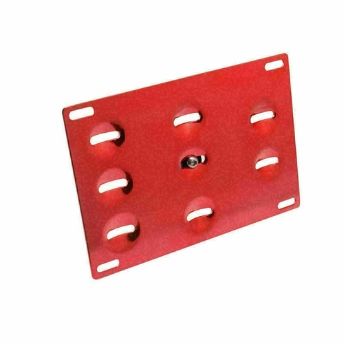 Red Bumper Tow Hook License Plate Mounting Bracket Holder For Mazda 3 6 CX-5 - Picture 3 of 12