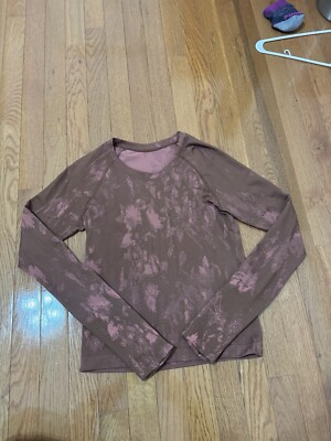 NWT Lululemon Swiftly Tech Long Sleeve Shirt 2.0  Race Length size 4 SWRT/BRRO