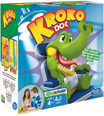 Hasbro Gaming B0408100 Kroko Doc Kinderspiel Familienspiel Gesellschaftsspiel