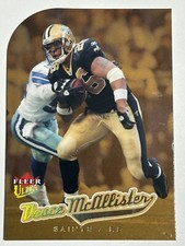 2005 Fleer Ultra #37 Deuce McAllister New Orleans Saints Gold Medallion Die-Cut