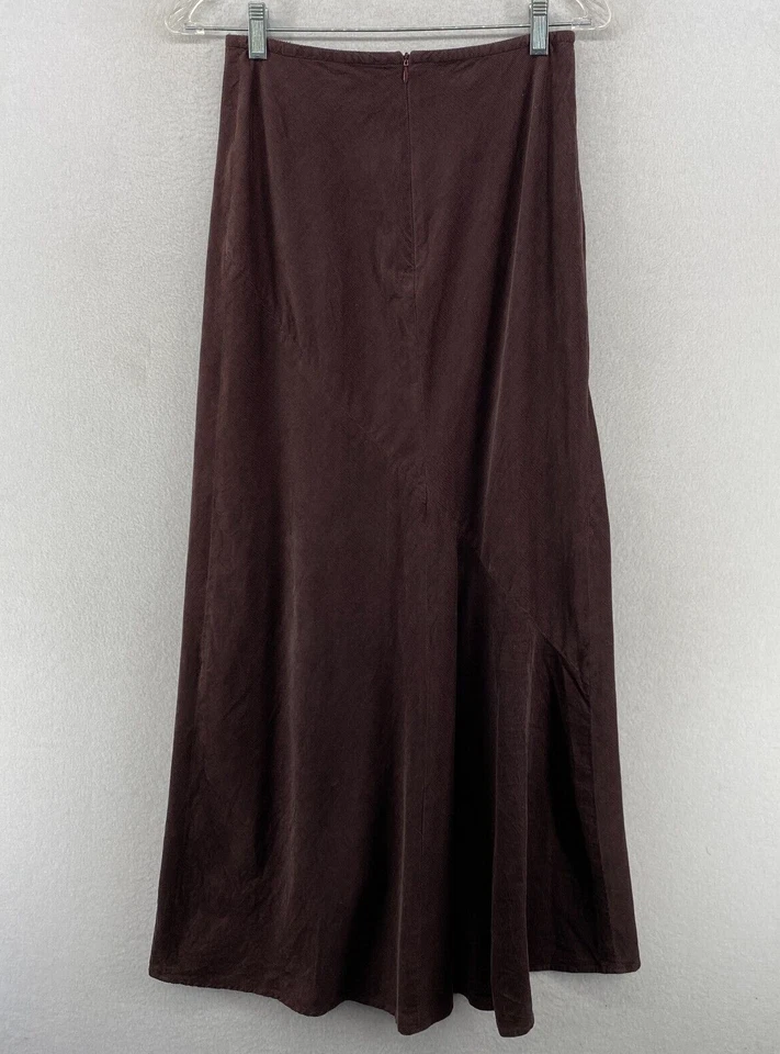Falda TARA JARMON 36 S Pana Recta Maxi Elástica Espalda Cremallera Púrpura Francia Foto 3 de 4