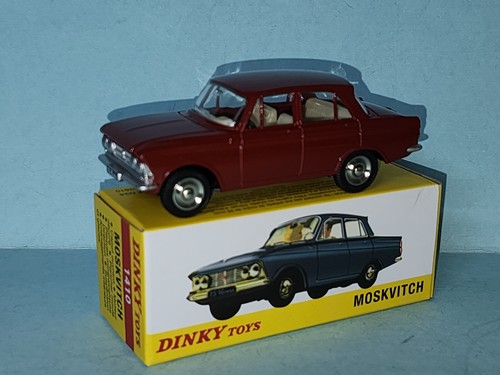 1 fiche + certif. DINKY TOYS ATLAS repro ref 1410 MOSKVITCH