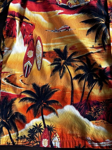 PARADISE BAY Mens Authentic Hawaiian Shirt - 3XL - Cotton- Made in Hawaii - Picture 5 of 13