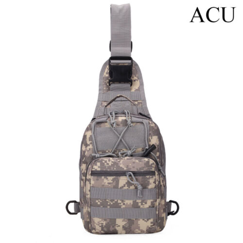 Tactical Shoulder Bag Messenger Sling Chest Pack Military Molle Outdoor Backpack - Picture 9 of 18