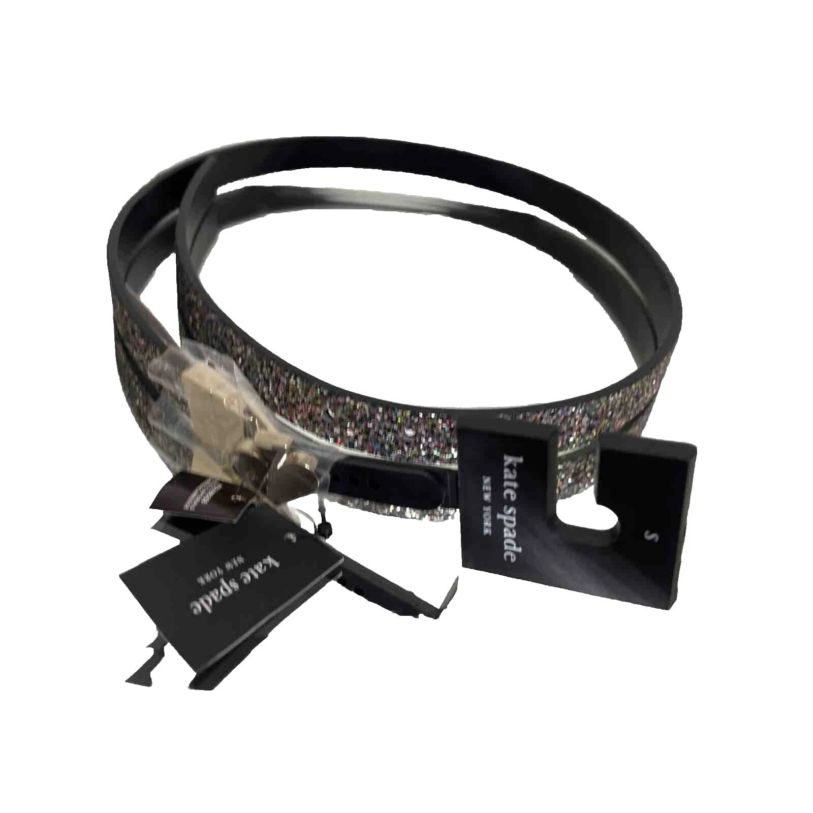 Kate Spade New York Cinturones Sólido Negro para Mujeres