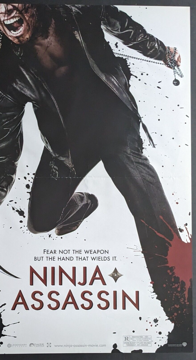 Ninja Assassin (2009) Original 24x36 One Sheet Promo Poster Rolled