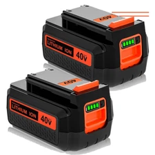 2Pack Replacement 40 volt battery for Black and Decker Lithium Battery LST540 