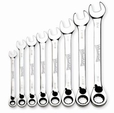 8pc 516 - 34 Reversible Ratcheting Combo Head 12 Point Wrench Set Williams