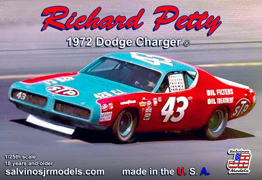 Salvinos JR Models 41297 1/25 Richard Petty 1972 Dodge