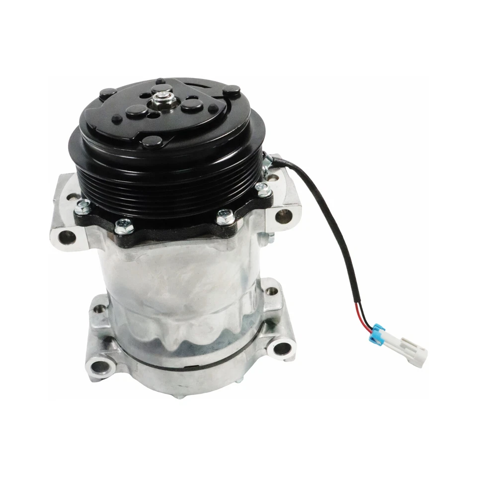 Compresor de aire acondicionado con embrague para Chevy K1500 2500 3500 P30 1996-1999 GMC C1500 2500 Foto 3 de 4