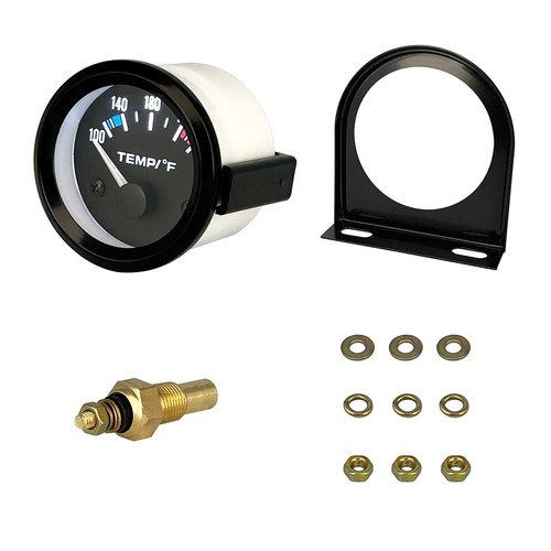 2" 52mm Car Water Temperature Gauge Meter 100-250℉ W/ Sensor Water Temp Gauge - Picture 2 of 16