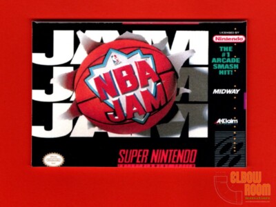 SNES NBA Jam box art 2x3'' fridge magnet Super Nintendo