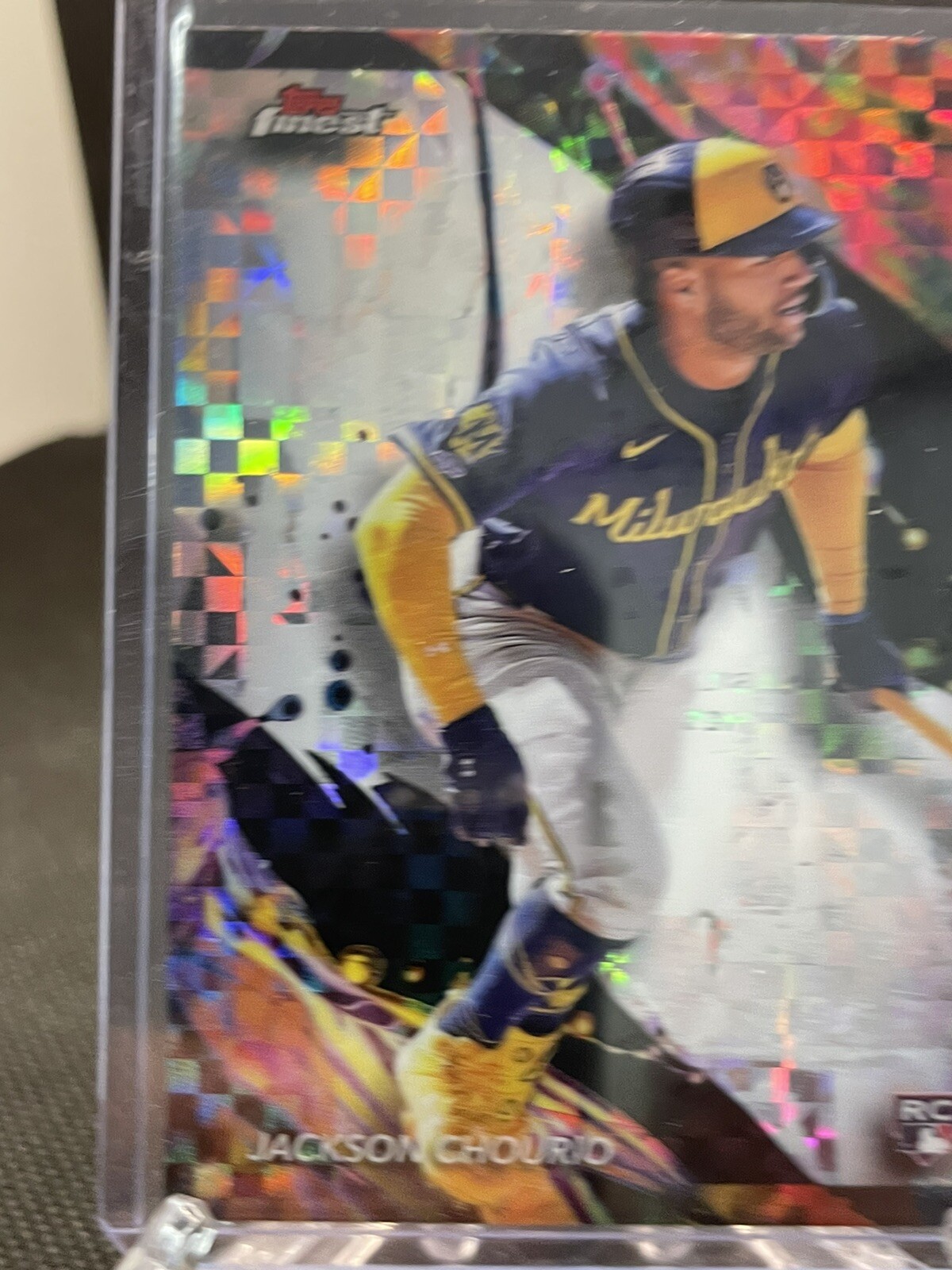 2024 Topps Finest - Uncommon Checkerboard Refractor #159 Jackson Chourio