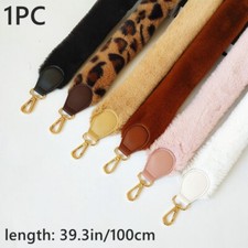 1PC Faux Fur Plush Replacement Bag Strap Crossbody Shoulder Bags Buckle Belt