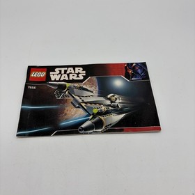 LEGO Star Wars: General Grievous Starfighter (7656) - No Minifig - Has Manual