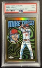 2024 Topps Chrome Ultraviolet All Stars Gold Refractor #UV-3 Mike Trout PSA 9