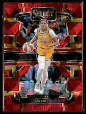 Zia Cooke 2024 Panini Select WNBA #47 Prizms Red Ice Los Angeles Sparks