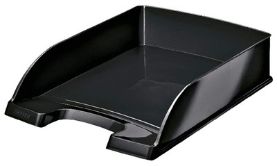 Leitz A4 Letter Tray, Black, WOW Range, 52263095 Black Pack of 1