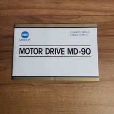 Minolta Motor Drive MD-90 Original Owners Instructions Manual, English  French