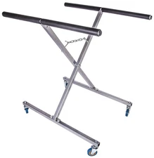 JEGS 81442 Rolling Scissor Work Stand 500 lb. Capacity Adjustable Height Heavy-D