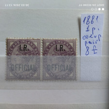 Great Britain stamps 1881. Queen Victoria. MH.