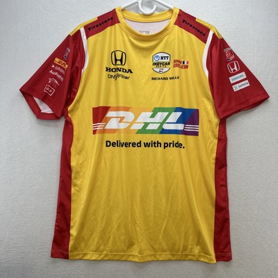 IndyCar Racing Jersey Men s XL DHL Romain Grosjean Richard Mille NWT