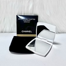 Chanel Mirror Duo Compact Double Facette Black Bridesmaid Christmas Gift
