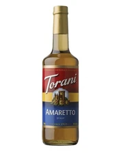 Torani Amaretto Syrup 24.5  fl oz– Classic Coffee Flavoring, Cocktail Mixer