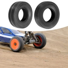 Hardened Rubber Wheel Tire Replace Parts for Tamiya 1/14 RC Truck Accessory