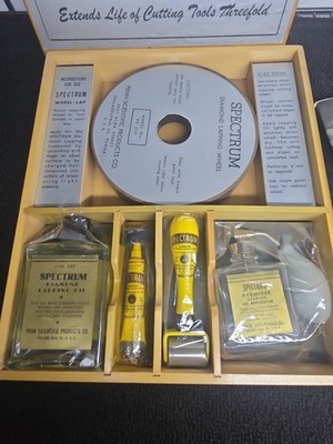 Spectrum Diamond Wheel-lap Kit Carbide Lapping Penn Scientific 1950's