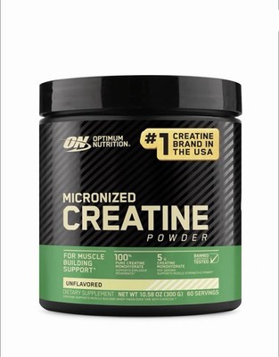 Optimum Nutrition Micronized Creatine Powder Unflavored 10.68 Oz - Exp 07/2028