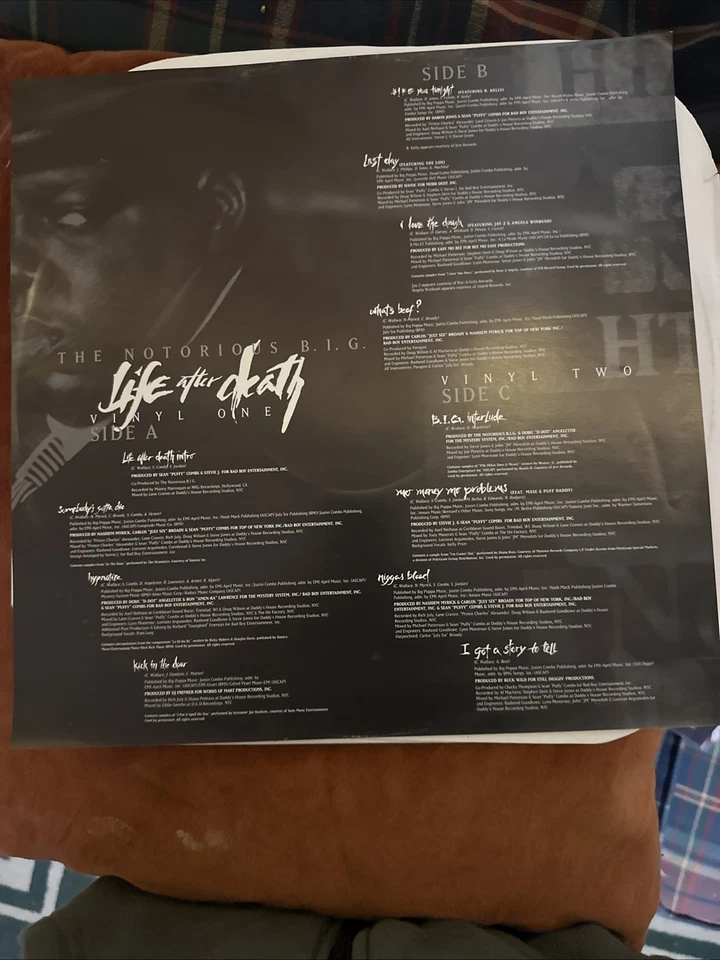 The Notorious B.I.G. Life After Death (1997) 1st Ed. 3LP Vinyl 78612-73011-1 NM - Image 3 of 4