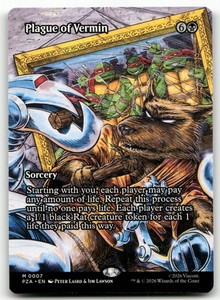 Plague of Vermin (Borderless) #7 Teenage Mutant Ninja Turtles Mythic Rare