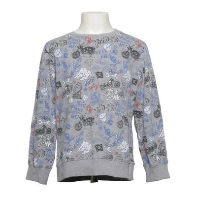 Max, Sweatshirt, Größe: 122/128, Grau/Mehrfarbig, Baumwolle/Polyester #4G1
