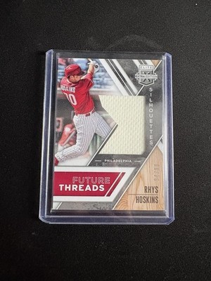 Future Threads Silhouettes Rhys Hoskins #FTS-RH Silver /99 (MEM, RC)