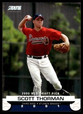 Scott Thorman 2001 Stadium Club #159 Braves MLB READ FREE SHIPPING AutographDen