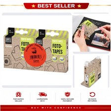 Hama Coins Photo Adhésifs Double Face 1000 Bandes Transparent Scrapbooking
