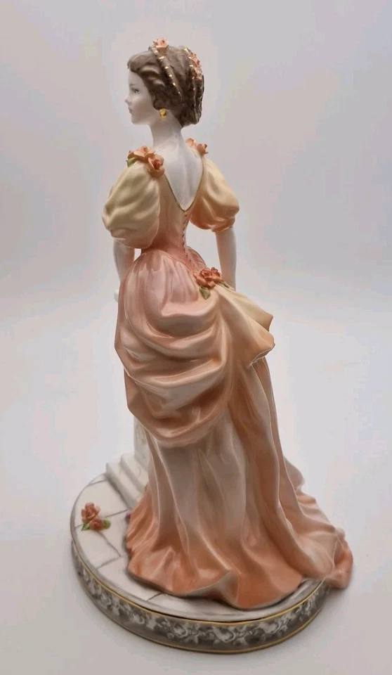 LARGE LTD ED COALPORT ENGLISH ROSE COLLECTION 1997 LADY SYLVIA c.1996 - PERFECT - Image 4 of 4